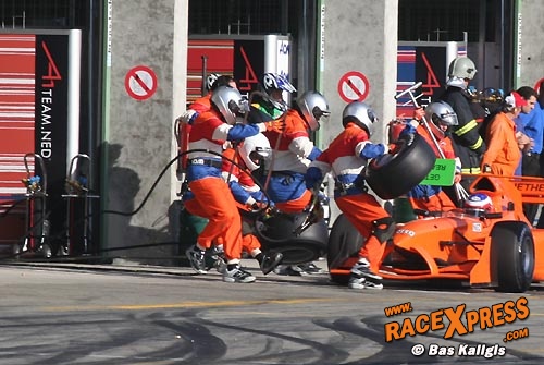 Team Nederland bijna altijd snelle pitstops